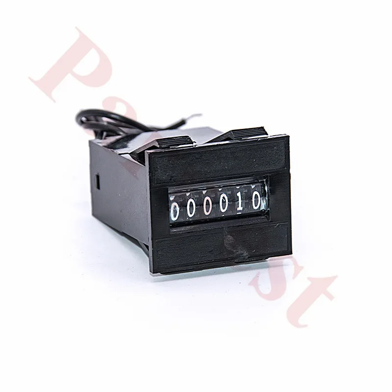 10pcs/lot 6 digits arcade coin counter meter 12V mechanical cassette Coin counter meter for game machine