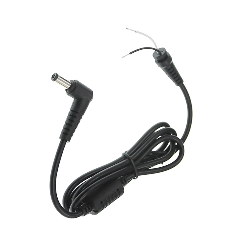 2PCS 1.2m DC 5.5 x 2.5 5.5*2.5mm Power Supply Plug Connector With Cord / Cable For Toshiba Asus Lenovo Laptop Adapter