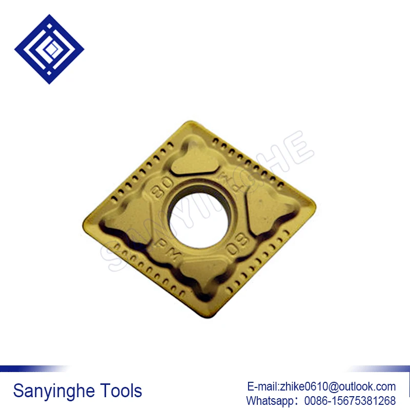 10 قطعة/السلع YBC252 CNMG120408-PM / CNMG120404-PM cnc كربيد تحول إدراج