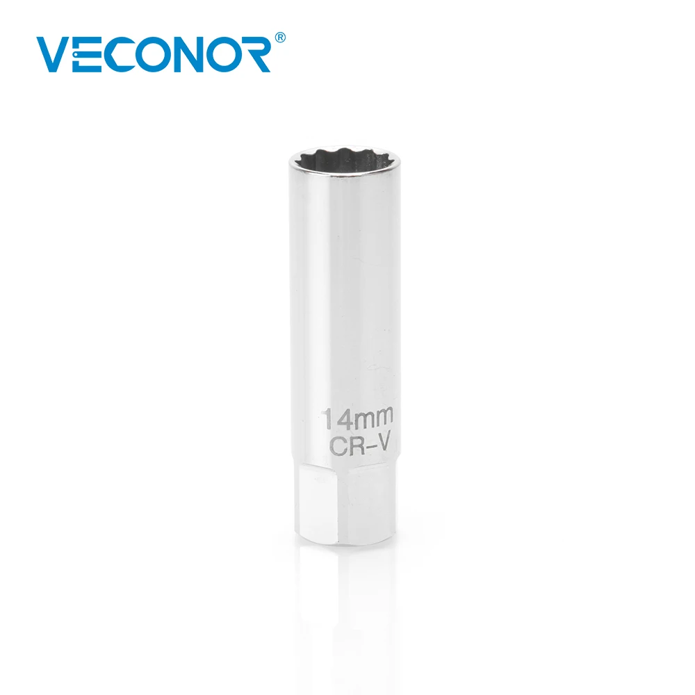 Veconor 14mm 3/8 In.Dr Thin Wall Spark Plug Socket For BMW Vehicles 4083 12 Point Drive