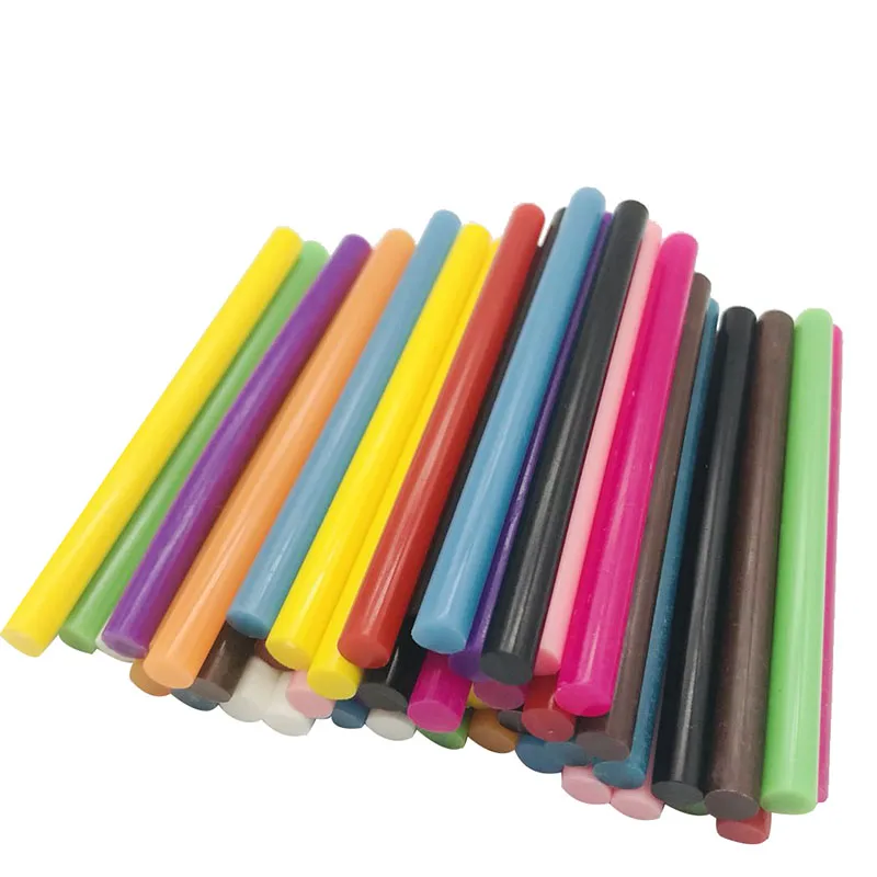 Mix Colorful Glue Sticks 7MM For Electric Glue Gun Craft DIY Hand Repair Accessories Adhesive Sealing Wax Stick  7x100MM