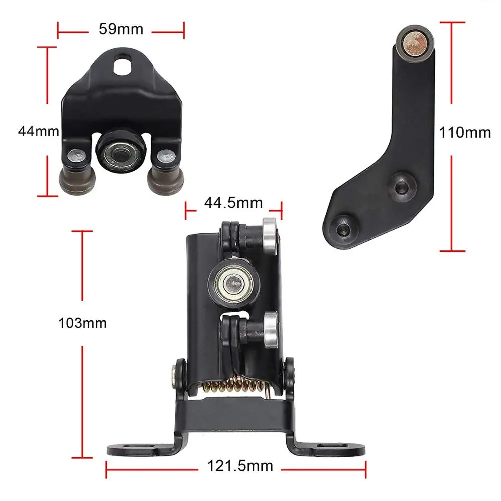 LEFT SIDE SLIDING DOOR TOP MIDDLE BOTTOM ROLLER RUNNER FOR FORD TRANSIT MK6 MK7 1667675 1639910 1705694 4796308