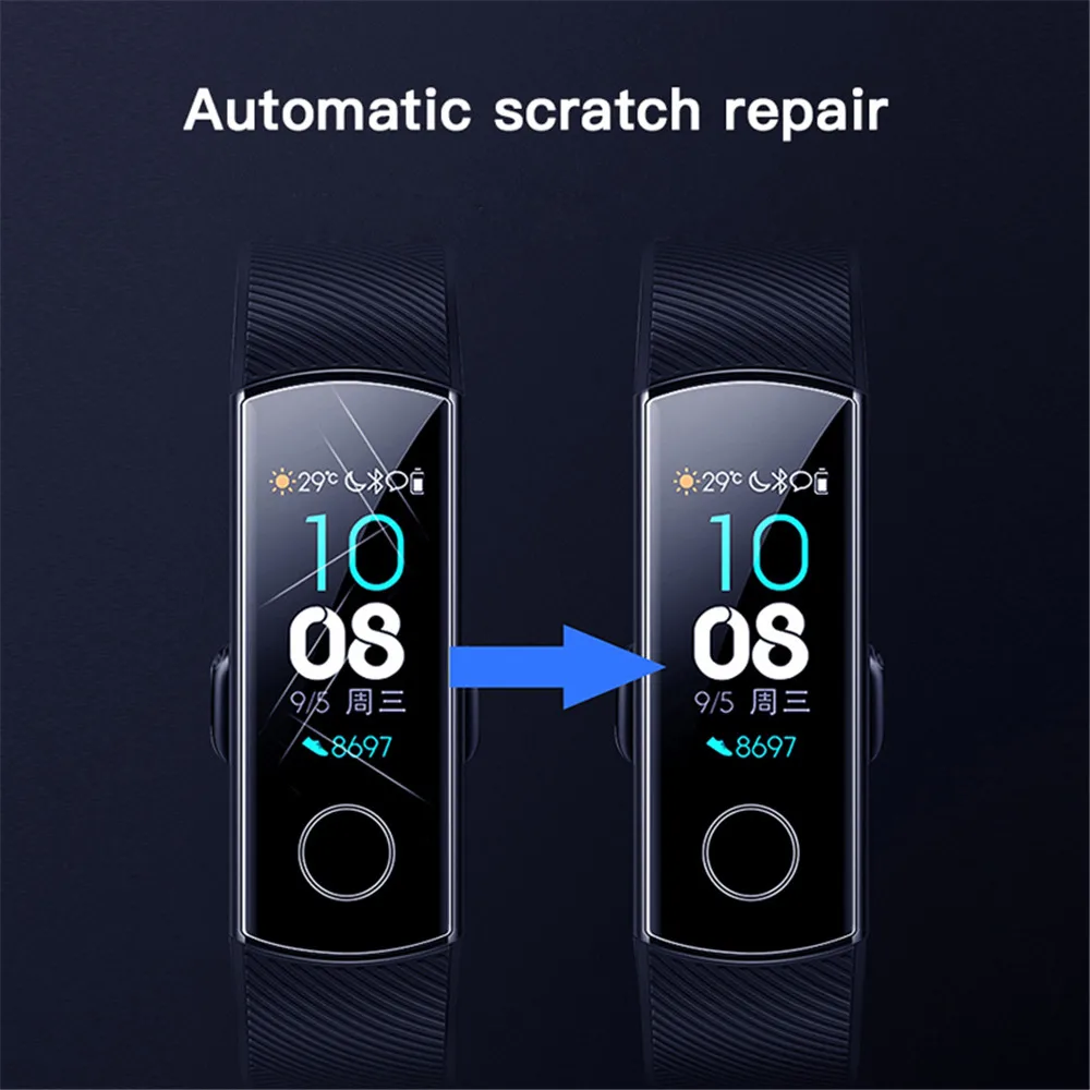 Pellicola HD Water Gel per Huawei Honor Band 5 4 pellicola protettiva per schermo pellicola protettiva per schermo intero Ultra trasparente antigraffio