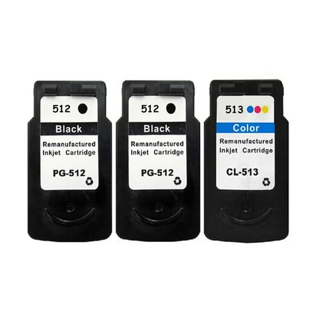 

3Pcs PG512 CL513 Refillable Ink Cartridge PG-512 CL-513 for Canon MP230 MP480 MX350 IP2700 MP240 250 252 260 270 272 280