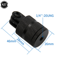 mini Aluminium 360 Degree Rotating Tripod Adapter for GoPro Hero 7 6 5 2 3 3+ 4 SJ4000 Xiaomi YI EKNE camera holder Accessories