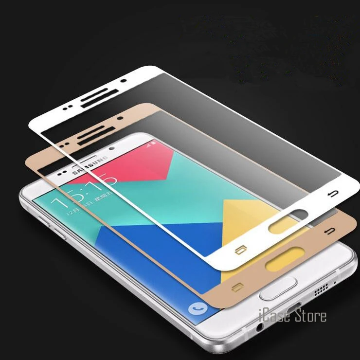 3D Curved Edge Full Cover Premium NEW Tempered Glass Screen Protector For Samsung Galaxy A3 A5 A7 2016 A510 A710 Protective Film