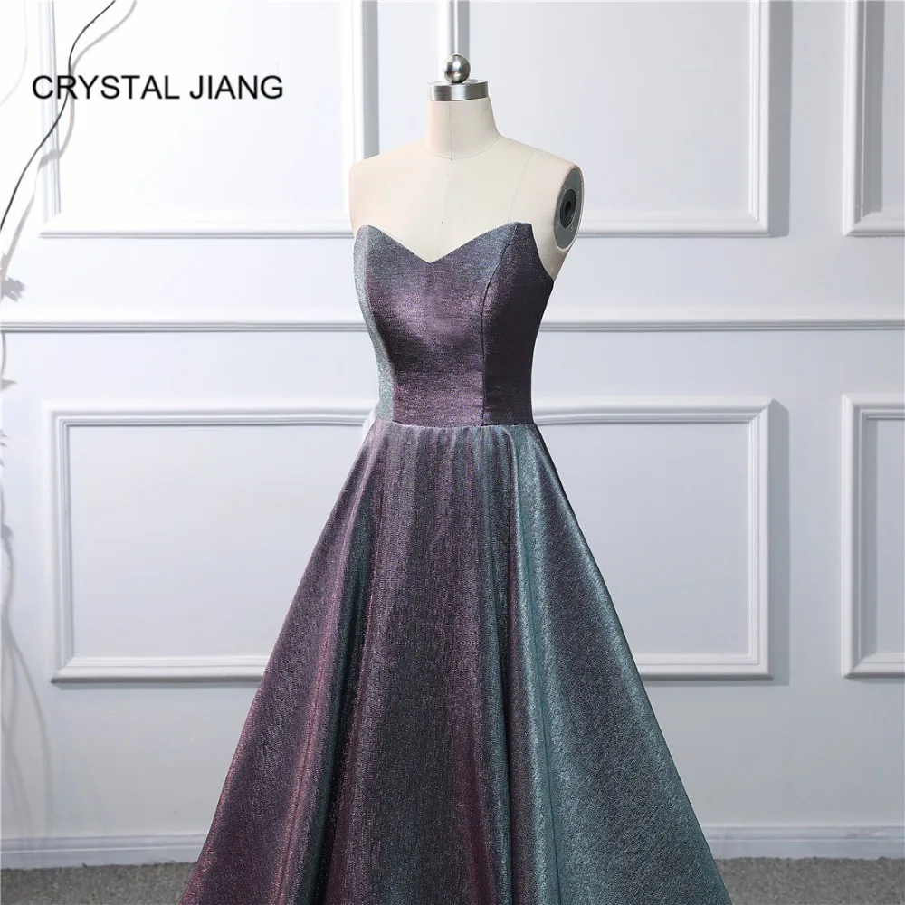 KRISTALL JIANG 2019 Abendkleid Sexy V-ausschnitt Liebsten Nach maß Elegante EINE Linie Einfache Formale Abendkleider Lange