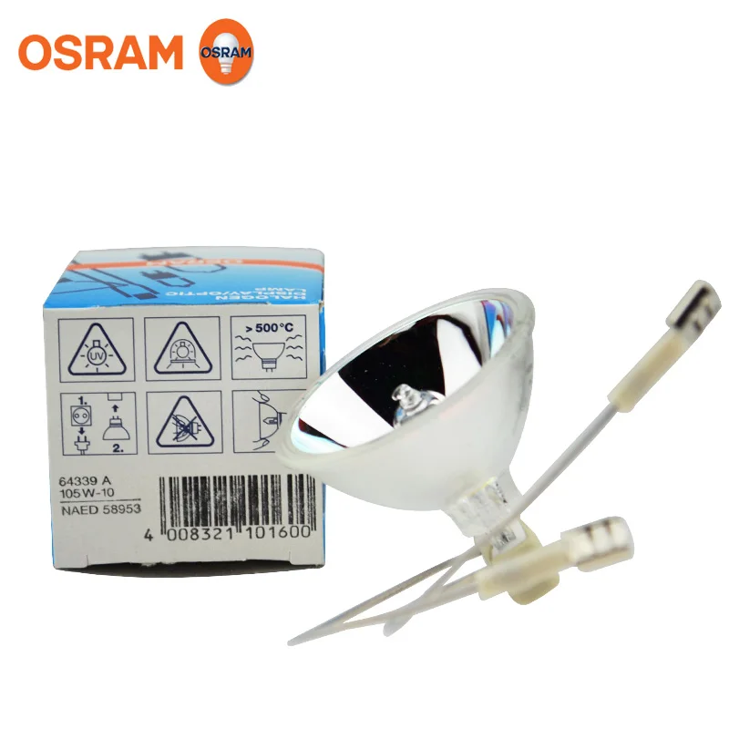 For 2PSC OSRAM 64339 A 105W-10 6.6A 105W Bulb,NAED 58953 Airport Airfleld Lights,6.6A105W 64339A 105-10 Halogen Lamp