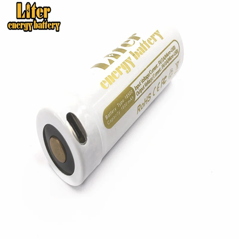 18500 usb diy power bank li-ion usb 18500 battery 1800mAh 18500 Li-ion high drain battery 1800MAH 3.7V lithium battery with