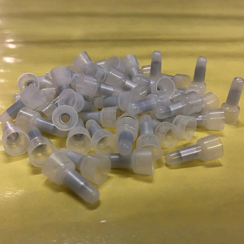 100pcs Closed End Crimp Caps Electrical Wire Cable Terminals Connectors Set AWG CE-2X 16-14 CE-1X 22-16