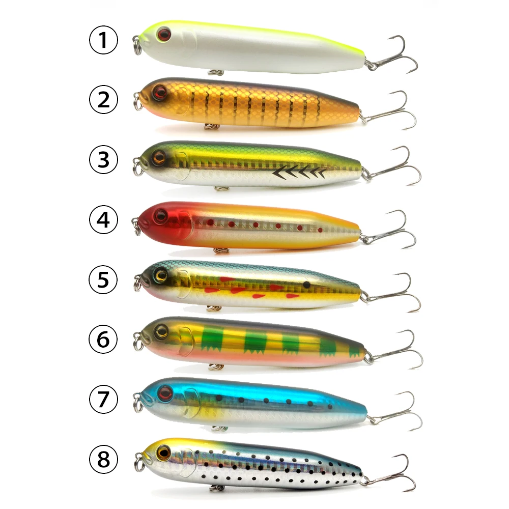 WATERBOY Fat Dog Walking Pencil Swim Bait 10cm19g Floating Topwater Trout Redfish Artificial Hard Lure Saltwater Fishing Tackle