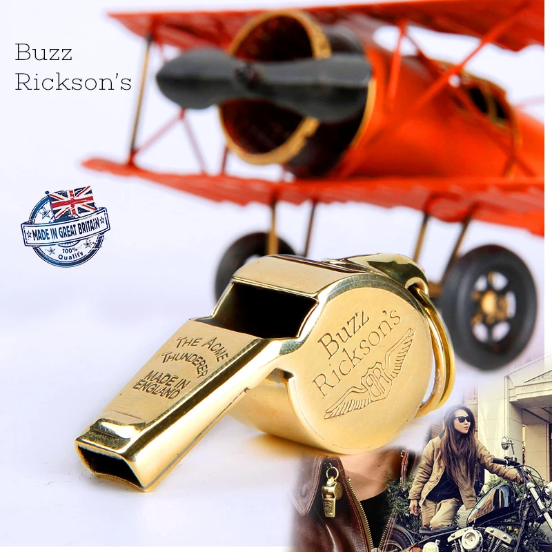 ACEM Genuine British Original Import Brass Flight Whistle Buzz Rickson\'s World War II Reenactment Of The Air Force Whistle