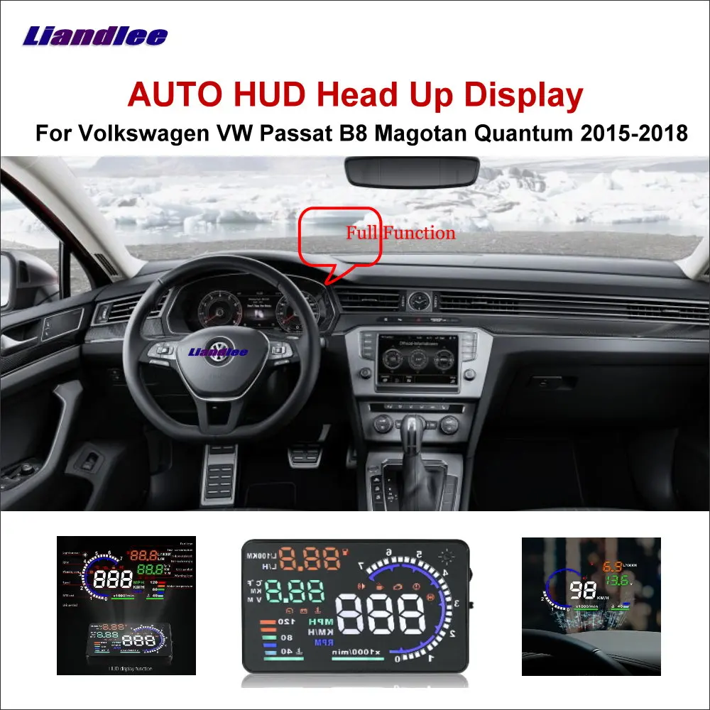 

For VW Passat B5 B6 B7 Magotan Quantum 2011-2018 Safe Driving Screen OBD Car HUD Head Up Display Projector Windshield