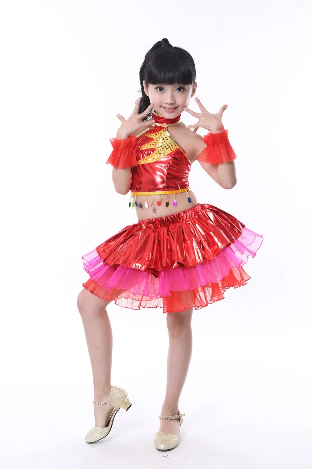 New children's clothes girls jazz dance performance clothes personalized performance clothes hip-hop clothes