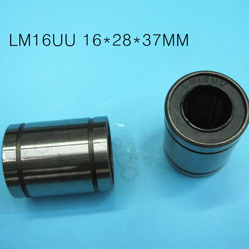 

LM16UU bearing 16*28*37mm Free Shipping LM16UU 16mm Linear Ball Bearing Bushing 16*28*37mm for 3d printer parts