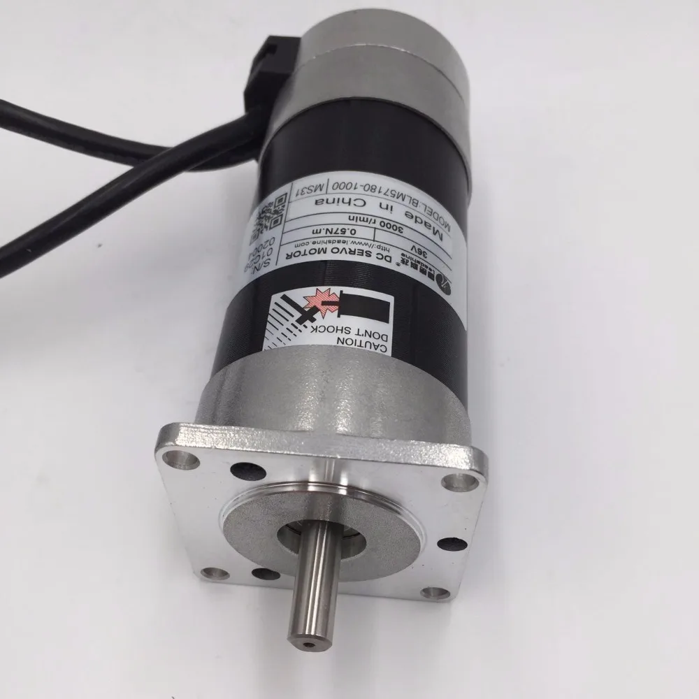 Brushless DC Servo Motor Square Flange DC24 36V 25W 50W 90W 130W 180W for CNC Router Engraver