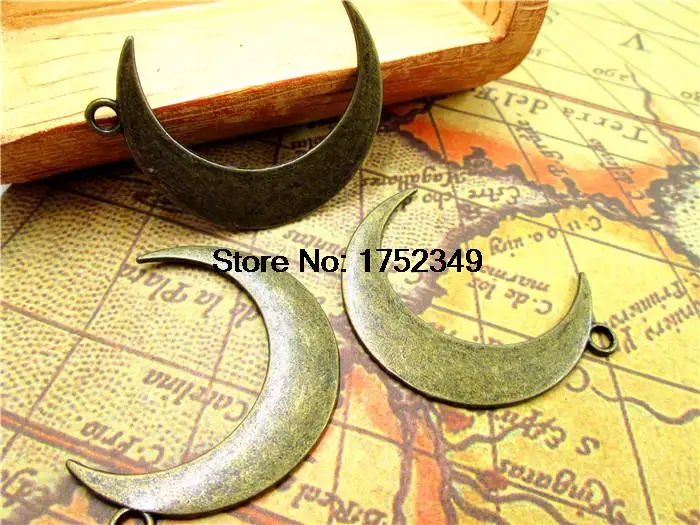 5Pcs-Moon Charms, A…