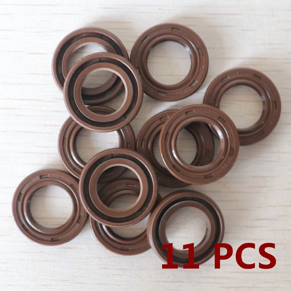 11PCS Oil Seal 15*25*5 fit Stihl 023 025 MS230 MS250 Replacement