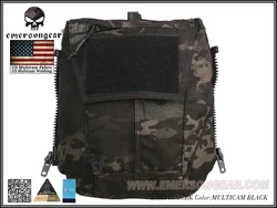 Emersongear Pouch Zip-ON Panel FOR AVS JPC2.0 CPC Tactical Vest Pouch Package MC Black EM8348