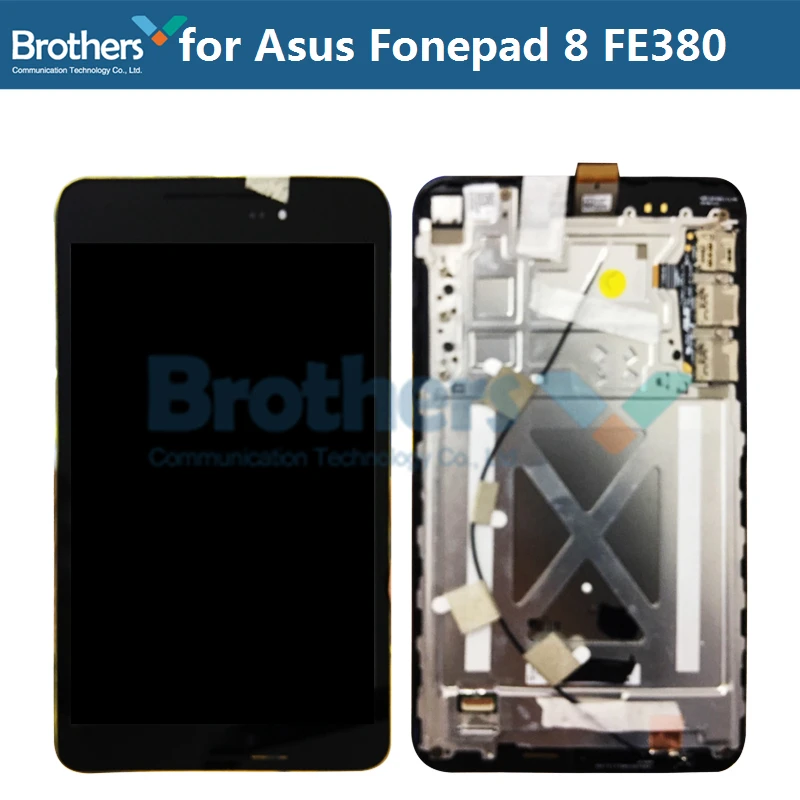 Tablet Touch Screen For Asus Fonepad 8 FE380 LCD Screen LCD Display with Frame FE380CG FE380CXG K016 ME380 Touch Panel Digitizer