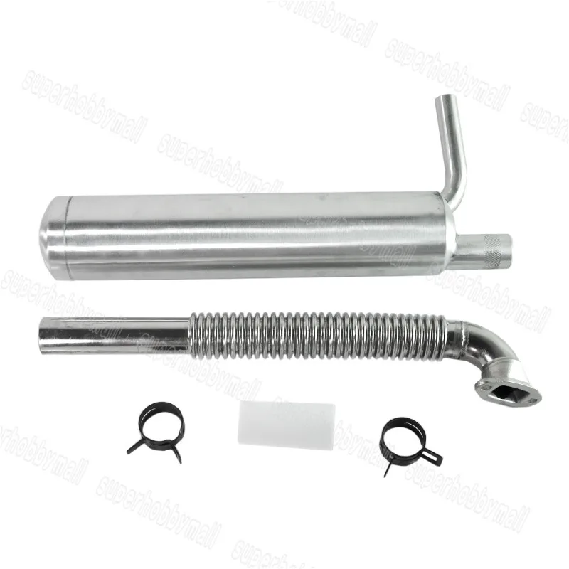 EME Front Muffler Canister Set With Smoke Exhaust For DLE EME 55cc Gas Engines