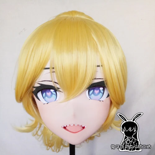 

(KM5148)Quality Handmade Female/Girl Resin 3/4 Head Japanese Cartoon Character Kubaki Cosplay Kigurumi Mask Crossdresser