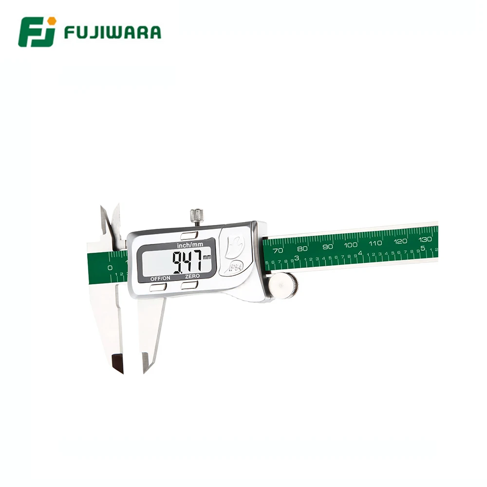 Fujiwara Display Digitale Pinza in Acciaio Inox 0-150 Mm 1/64 Frazione/Inch/Millimetro IP54 Ad Alta Precisione 0.01 Millimetri