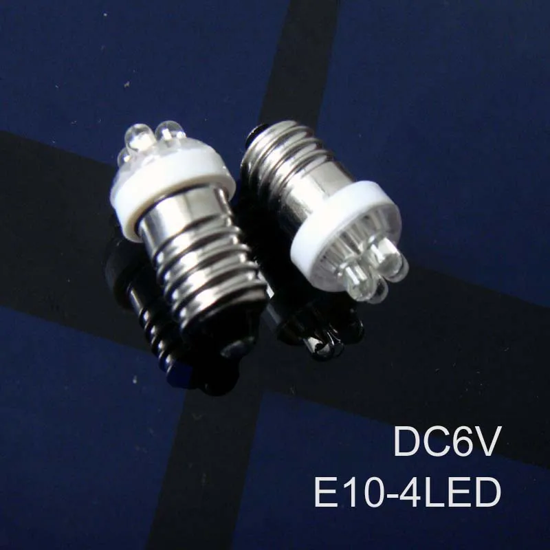 

High quality DC6.3V E10,E10 Led Light,E10 Led,E10 Bulb 6V,E10 LED Lamp,E10 Light 6.3V,E10 Indicator Lamp,free shipping 100pc/lot