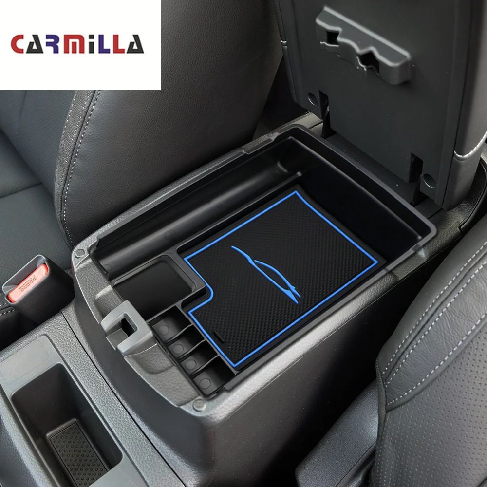 Carmilla Car Central Storage Pallet Armrest Container Box Case for Nissan X-trail X Trail T32 Rogue 2014 - 2017 Accessories