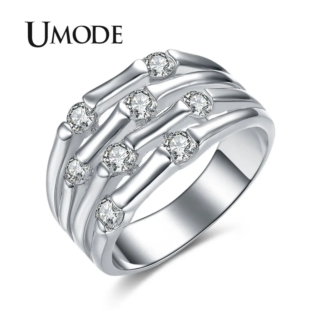 UMODE New Chic Skeleton Vintage Design Rings for Women Fashion Gilrs Trendy Jewelry Bague Femme Party Gifts UR0346