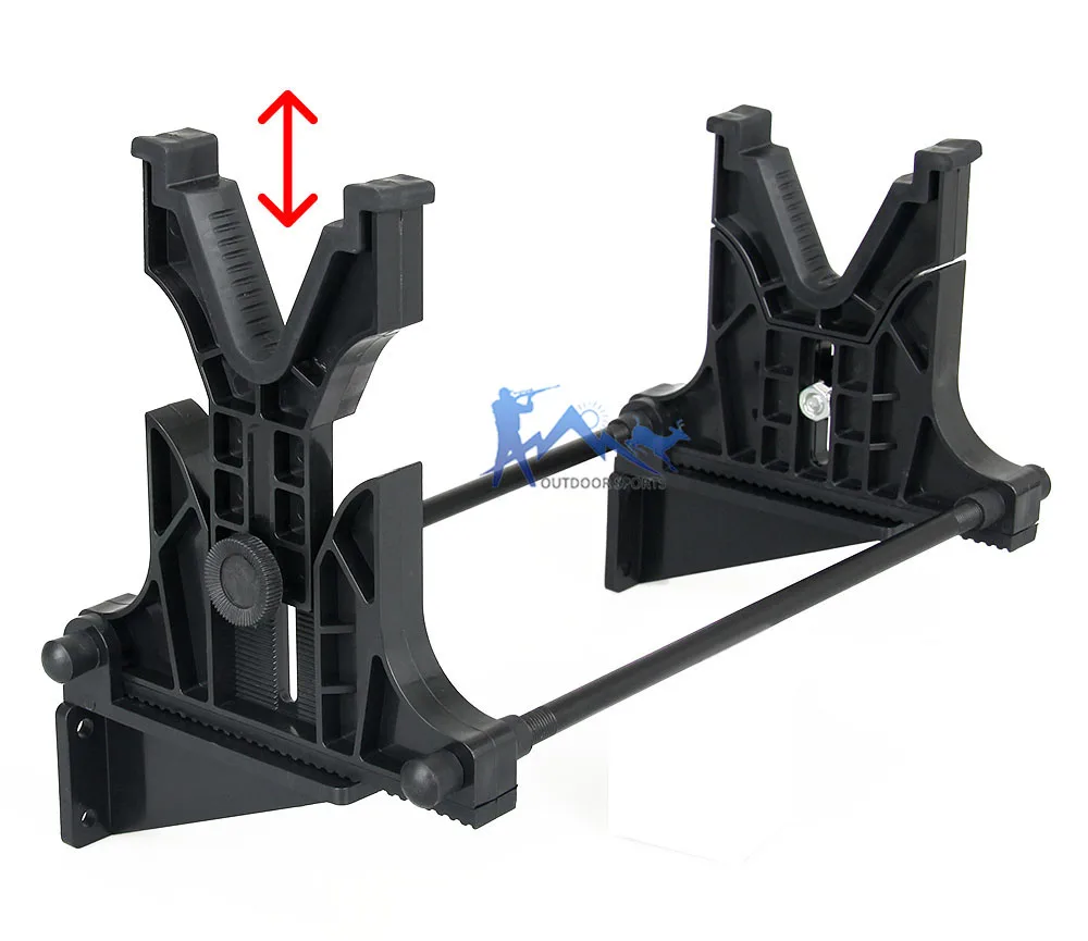 

Tactical Black Color Rifle Stand Display gun Bench Rest Wall Airguns Stand OS33-0179