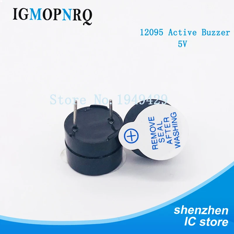 10PCS 12095 Active Buzzer Alarm 5V 12*9.5mm Sounder speaker Buzzer