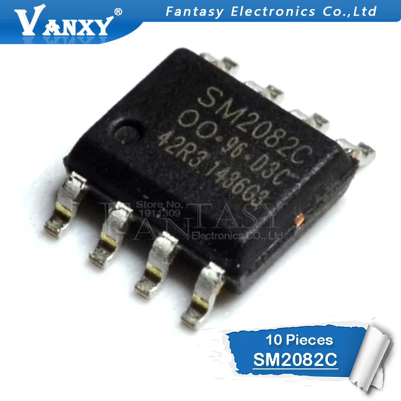 10Pcs SM2082 SM2082EG SM2082ED SOP-8 SM2082C SM2082EGS SOP SMD