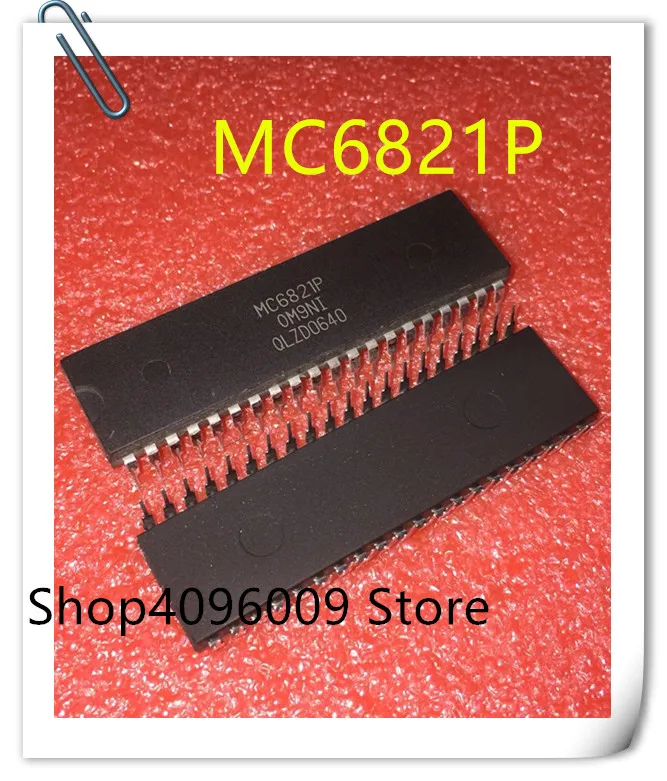 10 ชิ้น/ล็อต MC6821P MC6821 6821 DIP40 อุปกรณ์ต่อพ่วงอะแดปเตอร์วงจรรวม IC