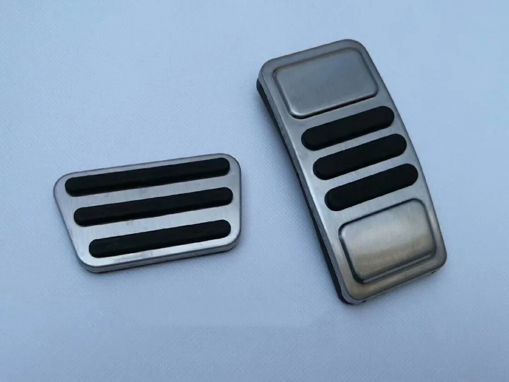 TTCR-II Car Accessories stainless steel Brake pedal Plate/acceleration pedal For Ford Mustang Automatic Transmission Pad Sticker