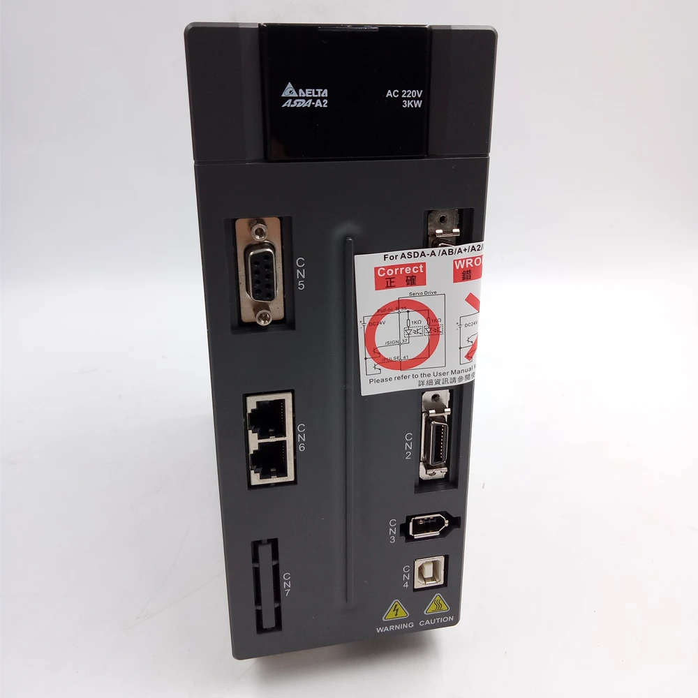 

Оригинальный Delta Servo Drive 3ph 220В 3KW 19.4A CANopen E-CAM ASD-A2-3023-M AC Servo Drive с полным закрытым управлением New