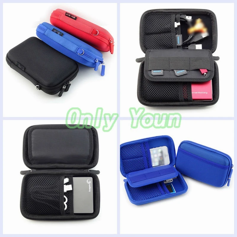 Aipinchun – Mini étui rigide à fermeture éclair pour écouteurs, sac numérique de protection, organisateur de câbles Usb, pochette Portable pour écouteurs