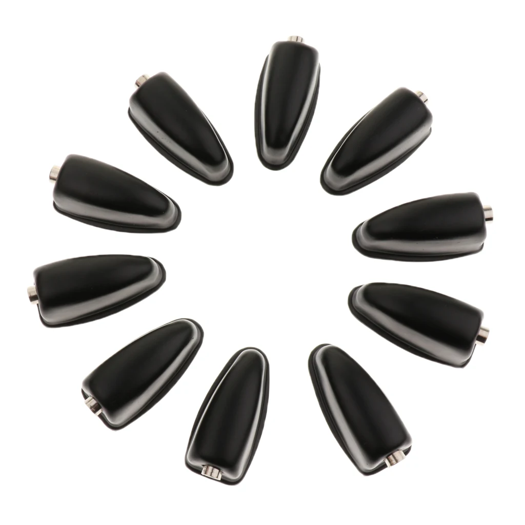 10 pcs Iron Snare Drum Lug Bass Drum Claw Hooks Percussion Instrument Parts Inner Spring 52 x 25 x 23mm