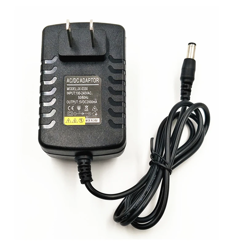 1000個米国eu 5v 2A 2000mA安定化電源マイクロusb壁の充電器アダプタタブレットpc、pda 3.5*1.35 5.5ミリメートル * 2.5卸売