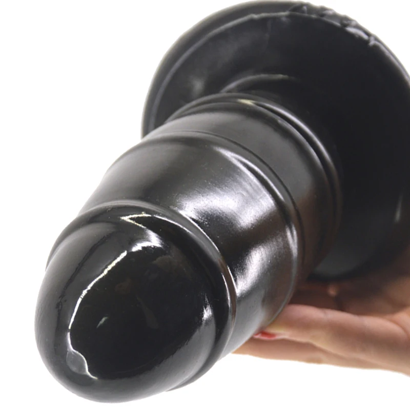 Rugby Anal Plug Round Head Insert 16.3cm Big Dildo Comfortable Masturbation Rod Adult Massage Fetish Sex Toys For Women G-Spot