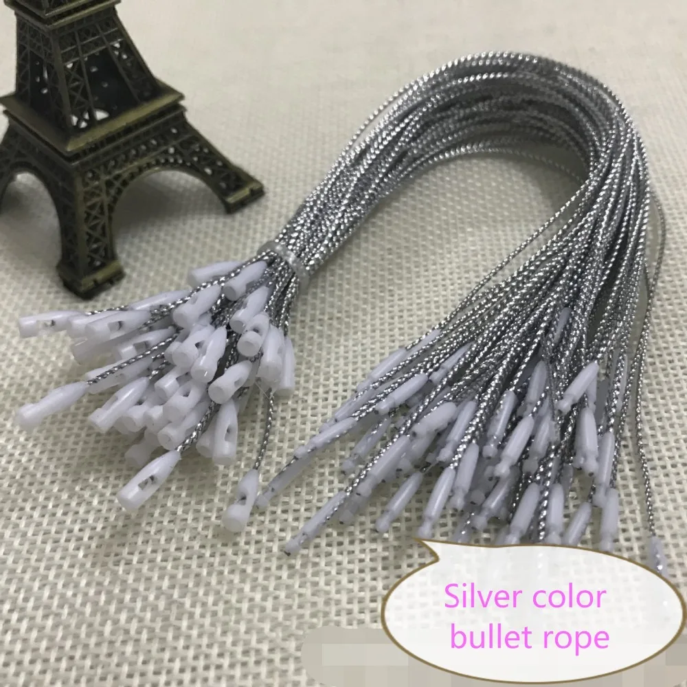 500pcs hemp rope clothing tag cords/string/jute/sling/Cotton rope, environmental protection hanging  wax rope, polyester rope