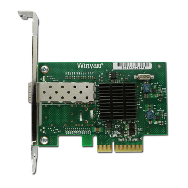 Single Port Gigabit Fibre Channel Server Adapter PCI-E X4 Card JL82576EB Chipset