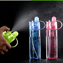 Creative Water Bottle Sport Spray Bottle Moisturizing Cycling Sports Gym Drinking Bottles 600ML/400ML