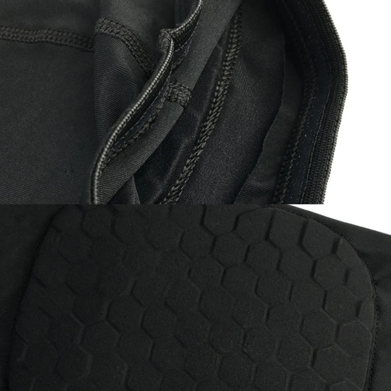 1 Pc Sport Ginocchiere Parentesi Graffa di Gamba Manica Traspirante a Nido D\'ape di Vitello di Sicurezza di Compressione Basket Calcio di Sostegno
