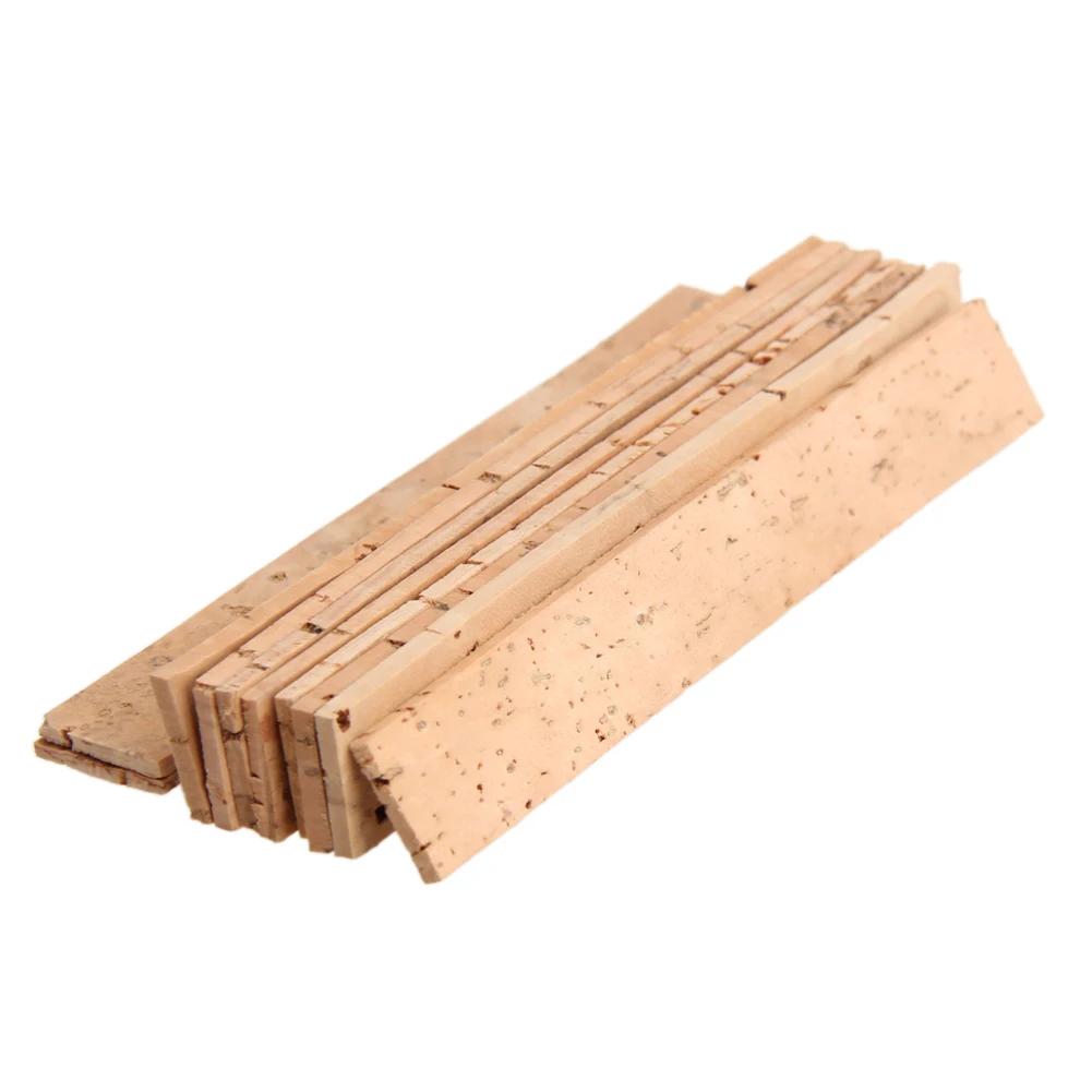 10Pcs/Lot Clarinet Cork 81 x 11 x 2 mm Bb Joint Corks Sheets for Saxophones Musical Instruments Accessories