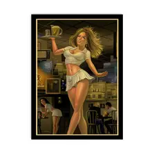 WWII vintage pin-up girl poster #4