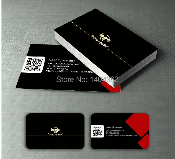 300gsm custom Coated paper matte laminated business cards printing high grade glossy paper business card