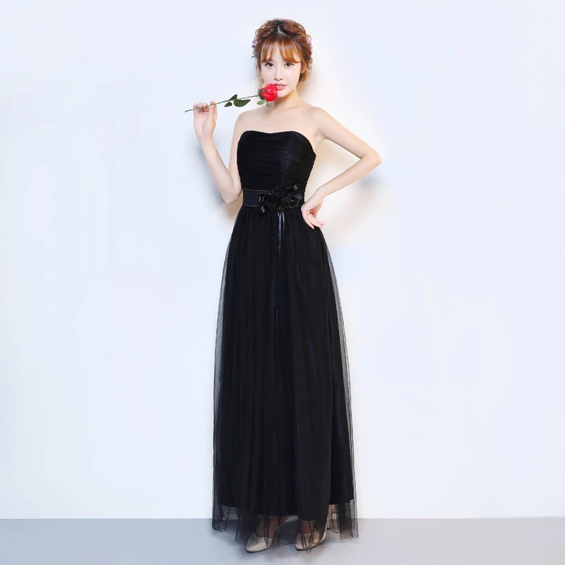 ZX568-H#Bridesmaid Dresses Rde long  Real photos wholesale 2020 new fashion show banquet toast Wedding party prom dress girls