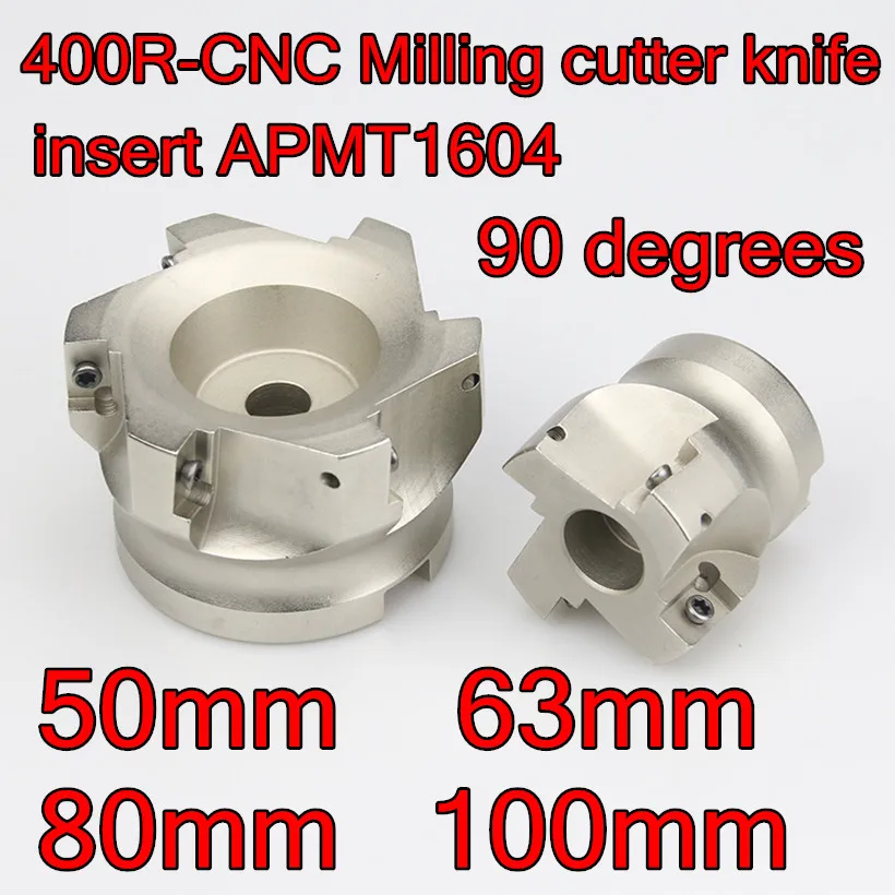 BAP400R  D40-40-22-4T D50-22-4T D63-22-4T D80-27-6T D100-32-6T use insert APMT1604 Milling cutter knife dish