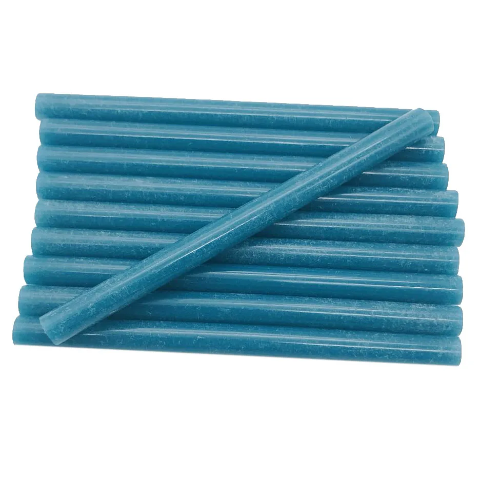 Blue Color 7MM Hot Melt Glue Sticks For Electric Glue Gun Car Audio Craft Repair Sticks Adhesive Sealing Wax Stick 10 Pcs